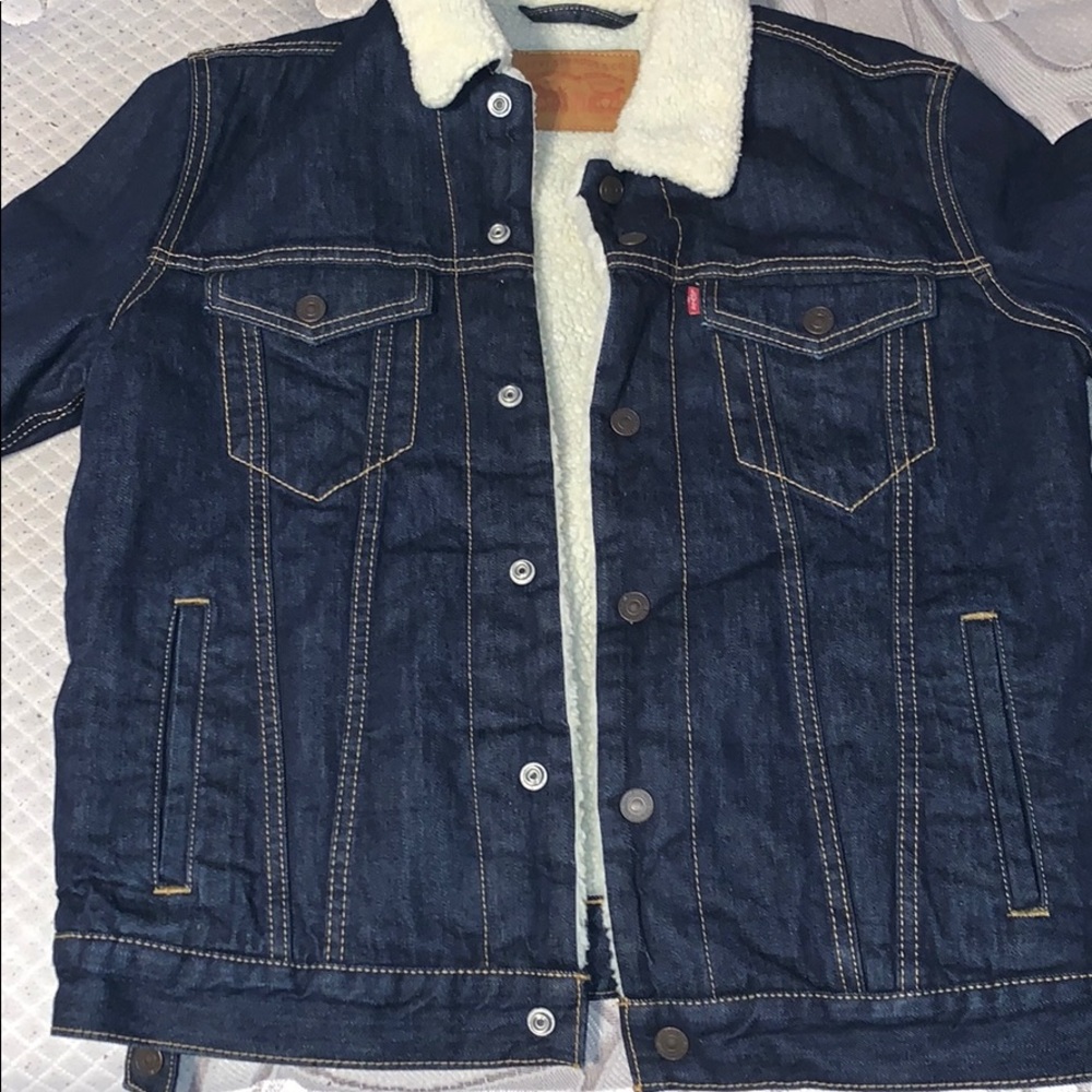 Levis Jean fur jacket